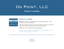 Tablet Screenshot of onpointllc.org